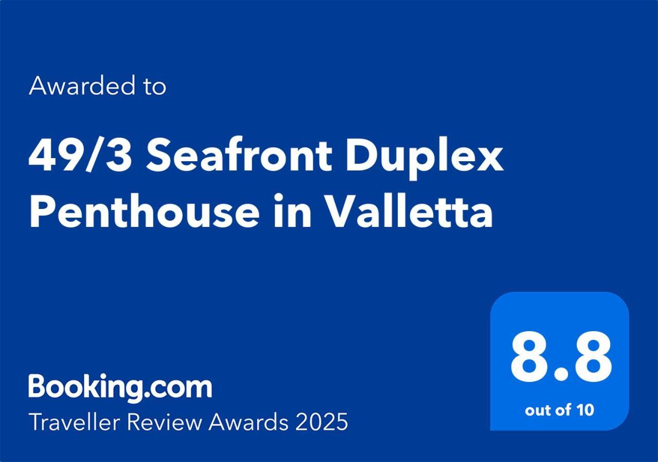 49/3 Seafront Duplex Penthouse In Valletta Eksteriør billede